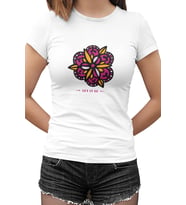 Mandala Let It Go Beyaz Kadın Tshirt