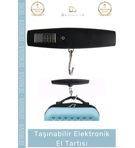 #BagajTartısı Taşınabilir Elektronik El Tartısı Hassas Ölçüm Dijital Kargo Bagaj Tartısı Max 50 Kg