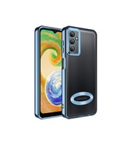Samsung Galaxy A14 Uyumlu Kılıf Kamera Korumalı Logo Gösteren Zore Omega Kapak