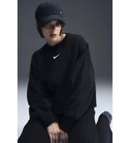 Nike Sportswear Essential Collection Fleece Oversized Kadın Sweatshirt Bej
