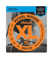 D'Addario ESXL110 XL Nickel Serisi Elektro Gitar Tel Seti (Regular Light - 10-46)