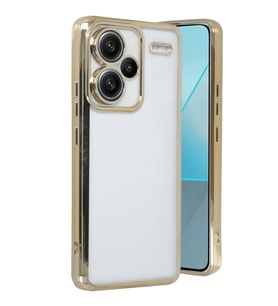 Redmi Note 13 Kılıf Lensli Silikon - Gold