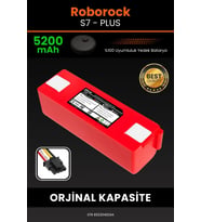 Roborock S7 Plus 5200mAh Robot Süpürge Bataryası - Sertifikalı Güvenlik, Gerçek Kapasite