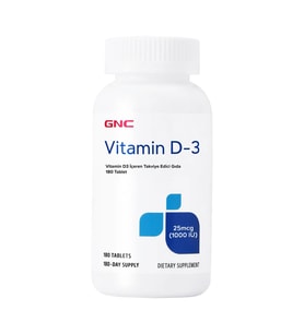 GNC Vitamin D3 – 180 Tablet