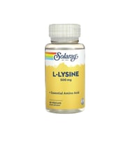 Solaray, L-Lysine, 500 Mg, 60 Veg Kapsül