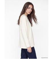 LCW Modest Bej Soft Touch Oversize Kadın Sweatshirt Tunik