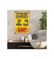 Ahşap Retro Mdf Poster , Komik Sözler , Duvar Yazıları , Manzara ,  Tarih , Edebiyat - Tbl0421