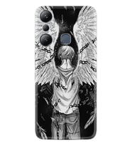 Infınix Hot 20i Kılıf Resimli Desenli Silikon Platinium Series Angel 1883