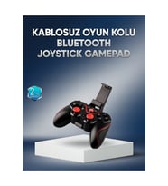 Kablosuz Bluetooth Oyun Kolu Mobil TV PC Uyumlu Ergonomik Tasarım