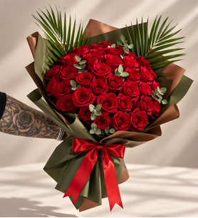 Luxury 60x Red Rose & Fenix
