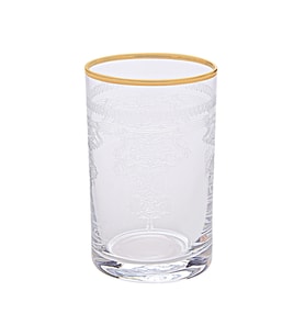 Decorium Kahve Su Bardağı Kısa 6 Prc Armoni Altın M00360