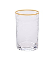 Decorium Kahve Su Bardağı Kısa 6 Prc Armoni Altın M00360