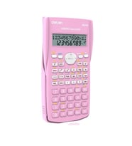 Deli Bilimsel Hesap Makinesi 240F-10+2 Digits Pembe D82MS