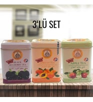 Abdulvahap Efendi Elma-Karadut-Kayısı Çay 250 GR 3'LÜ SET
