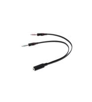 Kulaklık Mikrofon 3.5mm Çevirici Ayırıcı Switch Splitter - Kablo - Tek Girişi Çifte Çevirir