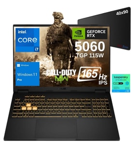 Asus Tuf Gaming F16 FX608JMR-RV077 Intel Core I7 14650HX 24GB 512GB SSD RTX5060 8gb 115W 16" 165Hz IPS WIN11PRO Taşınabilir Bilgisayar - Webzone Xl Mouse Pad / 1 Yıl Kaspersky Yazılım Koruma WZ34