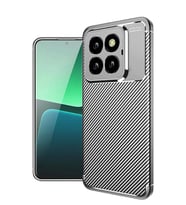 Newface Xiaomi Mi 14T Pro Kılıf Auto Focus Karbon Kapak - Gri