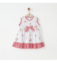 Andywawa Ac26688 Cherry Chatty Elbise Ekru