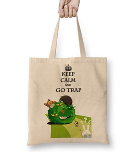 A Melhor Trap Keep Calm Bez Çanta Uzun Saplı