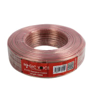MagicVoice 2 x 0.50 Şeffaf Hoparlör Kablosu