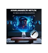 Taşınabilir HD Projektör, Android TV ile Yüksek Kalite Görüntü