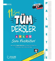 Palme Yayınları 11. Sınıf Tüm Dersler Sayısal Aylık Soru Fasikülleri