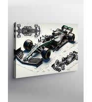 Kanvas Tablo Formula 1 Araba Tasarımı