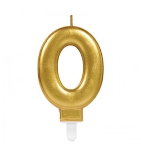 0 Rakam Mum Gold Renk