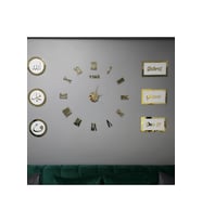 Eha Lazer SAAT + 6 LI TABLO BİRLİKTE (Beyaz Gold)
