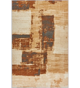 Eliana Home Baskılı, Yıkanabilir Kaymaz Taban Salon Halısı LNA1195 100x150 cm (Kahverengi)