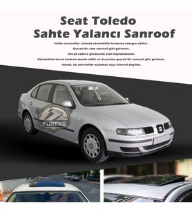 Seat Toledo Parlak Siyah Yalancı Çakma Sahte Sunroof