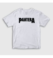 Presmono Unisex Çocuk Beyaz Logo Pantera T-Shirt 168777tt (Beyaz)