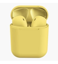 Inpods12 Bluetooth 5.0 Dokunmatik Tws Mini Kablosuz Kulak İçi Kulaklık Sarı