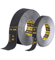 Kupa Kaydırmaz Bant Merdiven Zımpara Bandı - 25 mm X 5 mt (Siyah)