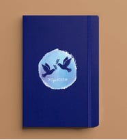 Kişiye Özel 13x21 Mavi Defter-15
