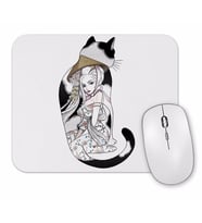 Kedi Geisha Cat Mouse Pad