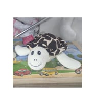 Sevimli Kaplumbağa Peluş Oyuncak Uyku Arkadaşı 30 cm (Çok Renkli)