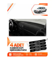 SEAT TOLEDO (1995-2005) Uyumlu Ön Torpido Koruma Kılıfı Halısı - Siyah