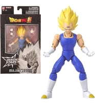 Bandai 16 Cm Dragon Ball, Dragon Yıldızları Poz Verilebilir Figürleri, Majin Vegeta (Krem)