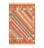 Hoom Rugs VGT 11 Terra Yıkanabilir Çift Taraflı Halı (Çok Renkli)