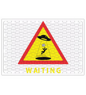 Waiting Esperando Black Puzzle 240 Parça Yapboz