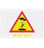 Waiting Esperando Black Puzzle 240 Parça Yapboz
