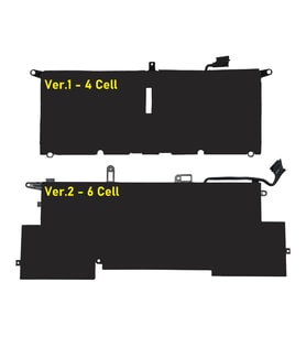 Dell Inspiron 14-7400 Batarya Pil RETRO V1 4-Cell