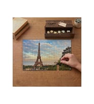 Mavi Saksağan- Güzel Kuş Tasarımı 240 Parça Ahşap Puzzle Ahşap Kutuda MPY60310