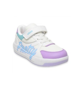 Vicco Pretty 220.P25Y.113 Anatomik Taban Kız Çocuk Işıklı Sneaker Ayakkabı Beyaz 29-33