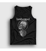 Presmono Unisex Siyah Skeleton Lamb Of God Atlet 94621tt