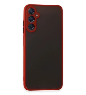 Durukar® Samsung Galaxy A05S Kılıf Montreal Silikon Kapak - Kırmızı