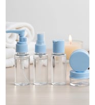 Taşınabilir 5 Parça Seyahat Kozmetik Seti 30 ml Sızdırmaz