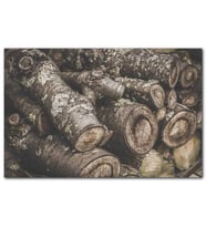 Cakatablo Üstüste Kütükler MDF Tablo