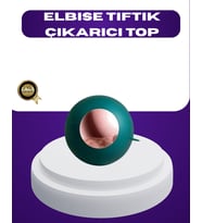 Elbise Tiftik Çıkarıcı Top – Yeniden Kullanılabilir ve Yıkanabilir